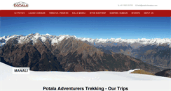 Desktop Screenshot of potala-himalaya.com