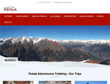 Tablet Screenshot of potala-himalaya.com